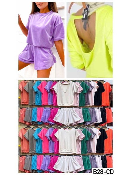 Komplety damskie Włoski , size uni, paczka 6szt, mix kolor