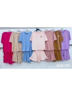 Komplety damskie Włoski , size uni, paczka 6szt, mix kolor