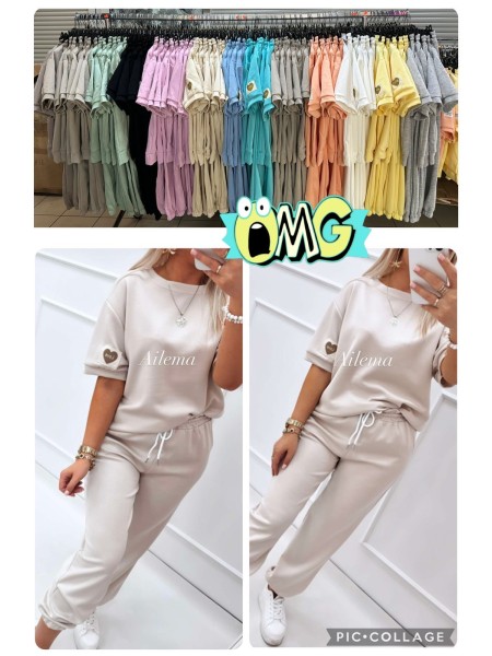 Komplety damskie Włoski , size uni, paczka 6szt, mix kolor