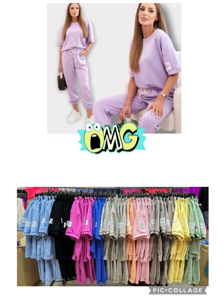 Komplety damskie Włoski , size uni, paczka 6szt, mix kolor