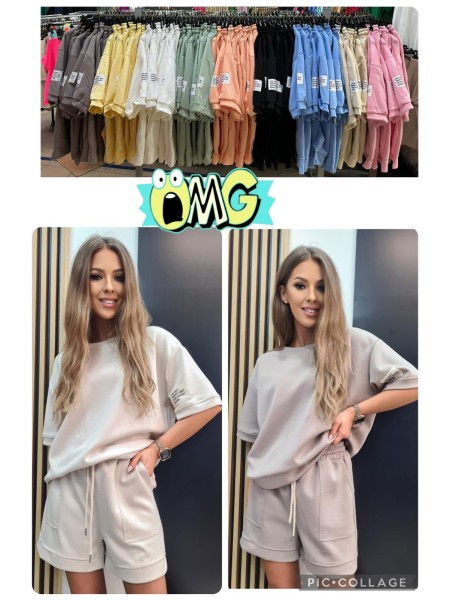 Komplety damskie Włoski , size uni, paczka 6szt, mix kolor