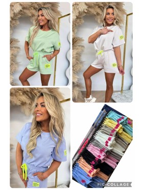 Komplety damskie Włoski , size uni, paczka 6szt, mix kolor