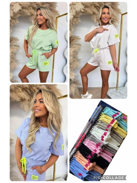 Komplety damskie Włoski , size uni, paczka 6szt, mix kolor