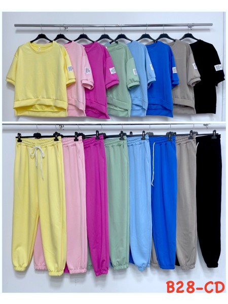 Komplety damskie Włoski , size uni, paczka 6szt, mix kolor
