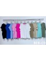 Bluzki damskie Włoskie , Size uni,paczka 6szt,mix kolor