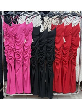 Sukienki damskie wloskie, size uni, paczka 6szt, mix kolor