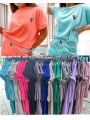 Komplety damskie Włoski , size uni, paczka 6szt, mix kolor