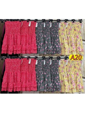 Sukienki damskie wloskie, size uni, paczka 6szt, mix kolor