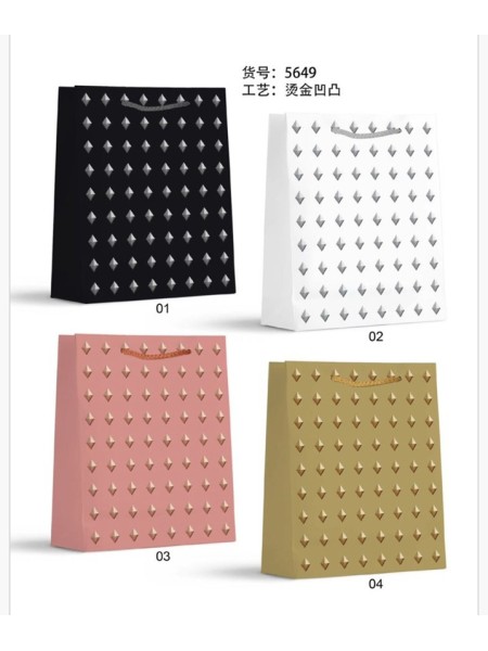 Papierowa torba 12*14*6cm , 12 SZT/PACZKA,KOLOR JAK NA ZDZIĘCIU