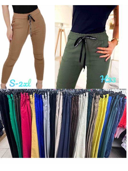 Spodnie damskie Włoski, size s-2xl, paczka 6szt, 1 kolor