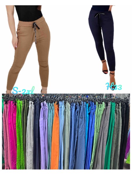 Spodnie damskie Włoski, size s-2xl, paczka 6szt, 1 kolor