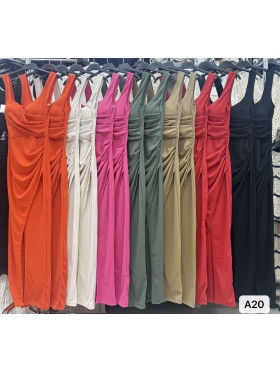 Sukienki damskie wloskie, size uni, paczka 6szt, mix kolor