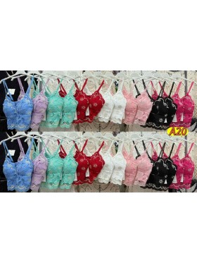 Bluzki damskie wloskie, size uni, paczka 6szt, mix kolor