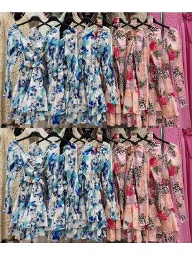 Sukienki damskie wloskie, size uni, paczka 6szt, mix kolor