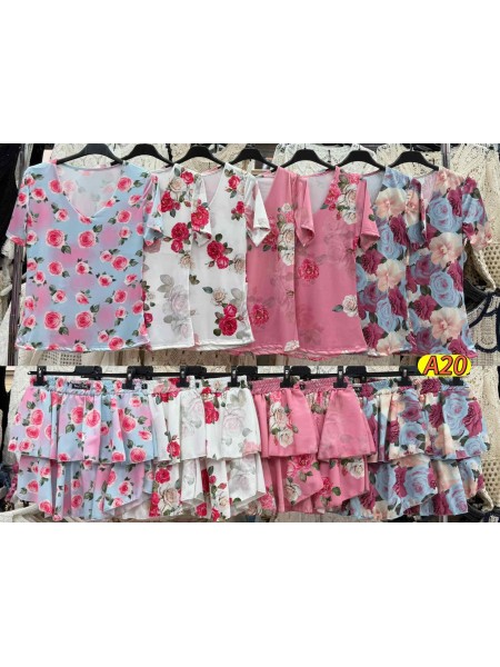 Komplety damskie wloskie, size uni, paczka 6szt, mix kolor