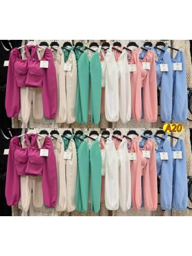 Bluzki damskie wloskie, size uni, paczka 6szt, mix kolor