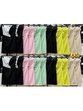 Sukienki damskie wloskie, size uni, paczka 6szt, mix kolor
