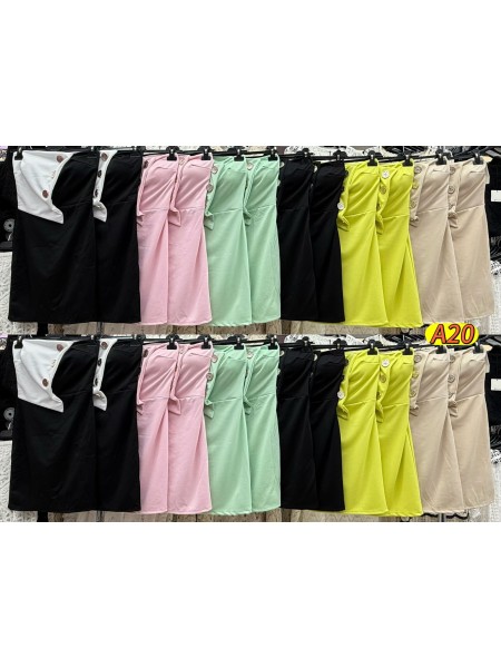 Sukienki damskie wloskie, size uni, paczka 6szt, mix kolor
