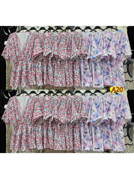 Sukienki damskie wloskie, size uni, paczka 6szt, mix kolor