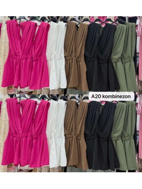 Kombinezony damskie wloskie, size uni, paczka 6szt, mix kolor