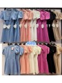 Sukienki damskie wloskie, size uni, paczka 6szt, mix kolor