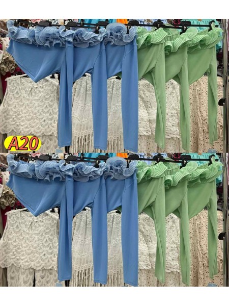 Bluzki damskie wloskie, size uni, paczka 6szt, mix kolor