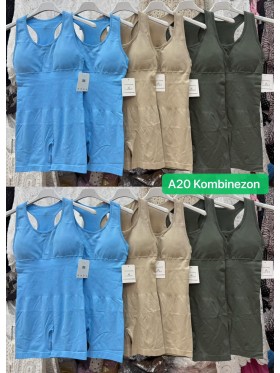 Kombinezony damskie wloskie, size uni, paczka 6szt, mix kolor