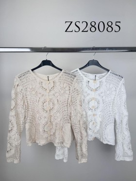 Bluzki damskie wloskie, size uni, paczka 6szt, mix kolor