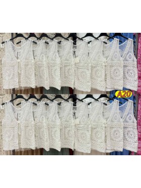 Bluzki damskie wloskie, size uni, paczka 6szt, 1 kolor