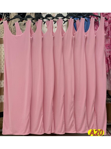 Sukienki damskie wloskie, size uni, paczka 6szt, 1 kolor