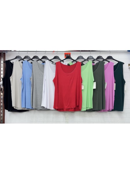 Bluzki damskie wloskie, size uni, paczka 6szt, mix kolor