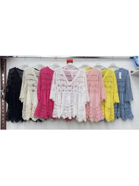 Bluzki damskie wloskie, size uni, paczka 6szt, mix kolor