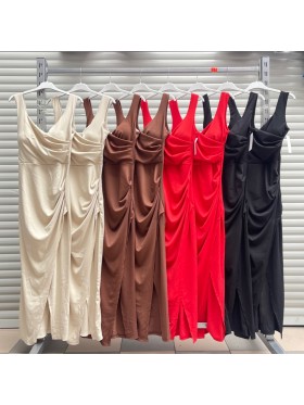 Sukienki damskie wloskie, size uni, paczka 6szt, mix kolor
