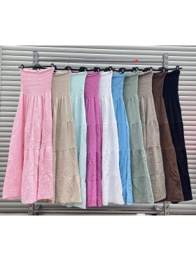 Sukienki damskie wloskie, size uni, paczka 6szt, mix kolor