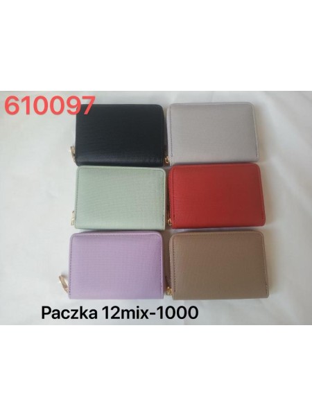 Portfel damskie (standard 12szt ,mix kolor .)