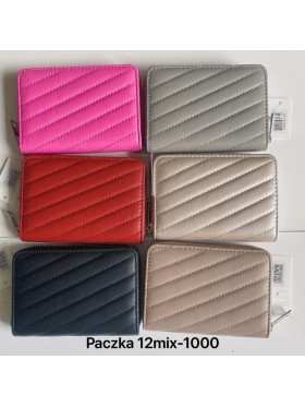 Portfel damskie (standard 12szt ,mix kolor .)