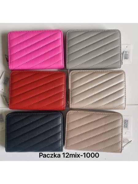 Portfel damskie (standard 12szt ,mix kolor .)