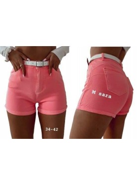 Spodenki jeansowe damskie M'sara , size 34-42, paczka 10szt,