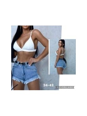 Spodenki jeansowe damskie  , size 34-42, paczka 10szt,