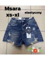 Spodenki jeansowe damskie M'sara , size xs-xl, paczka 10szt,