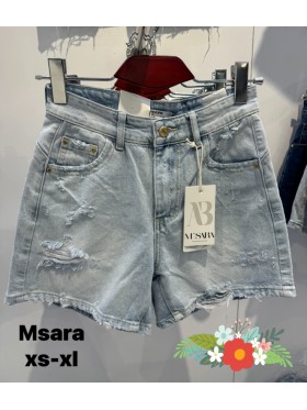 Spodenki jeansowe damskie M'sara , size xs-xl, paczka 10szt,