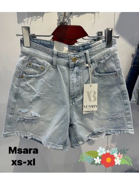 Spodenki jeansowe damskie M'sara , size xs-xl, paczka 10szt,
