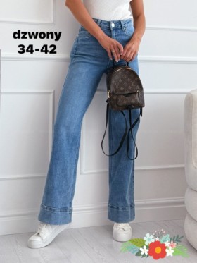 Jeansy damskie  , size 34-42, paczka 10szt,
