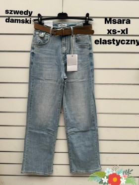 Jeansy damskie M'sara , size xs-xl, paczka 10szt,