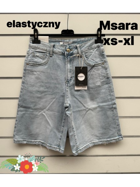 Spodenki jeansowe damskie M'sara , size xs-xl, paczka 10szt,