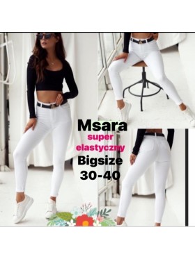 Jeansy damskie M'sara , size 30-40, paczka 10szt,