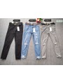 Jeansy damskie  , size 38-48, paczka 12szt,1 kolor