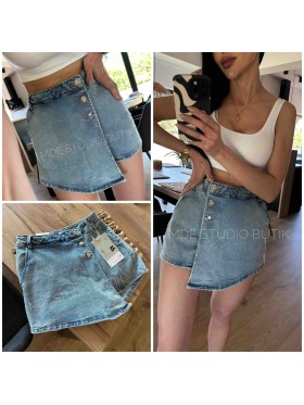 Spódnica krótka jeansowa damska M'sara , size xs-xl, paczka 10szt,