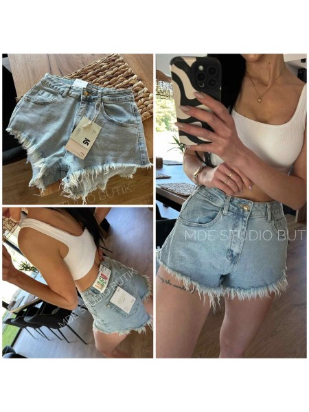 Spodenki jeansowe damskie M'sara , size xs-xl, paczka 10szt,