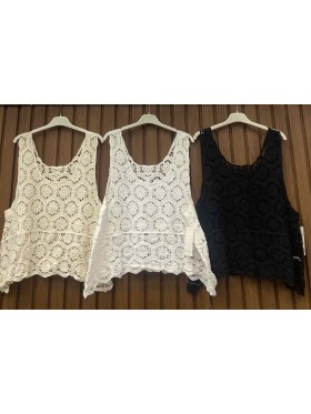 Bluzki damskie wloskie , size uni, paczka 6szt, mix kolor
